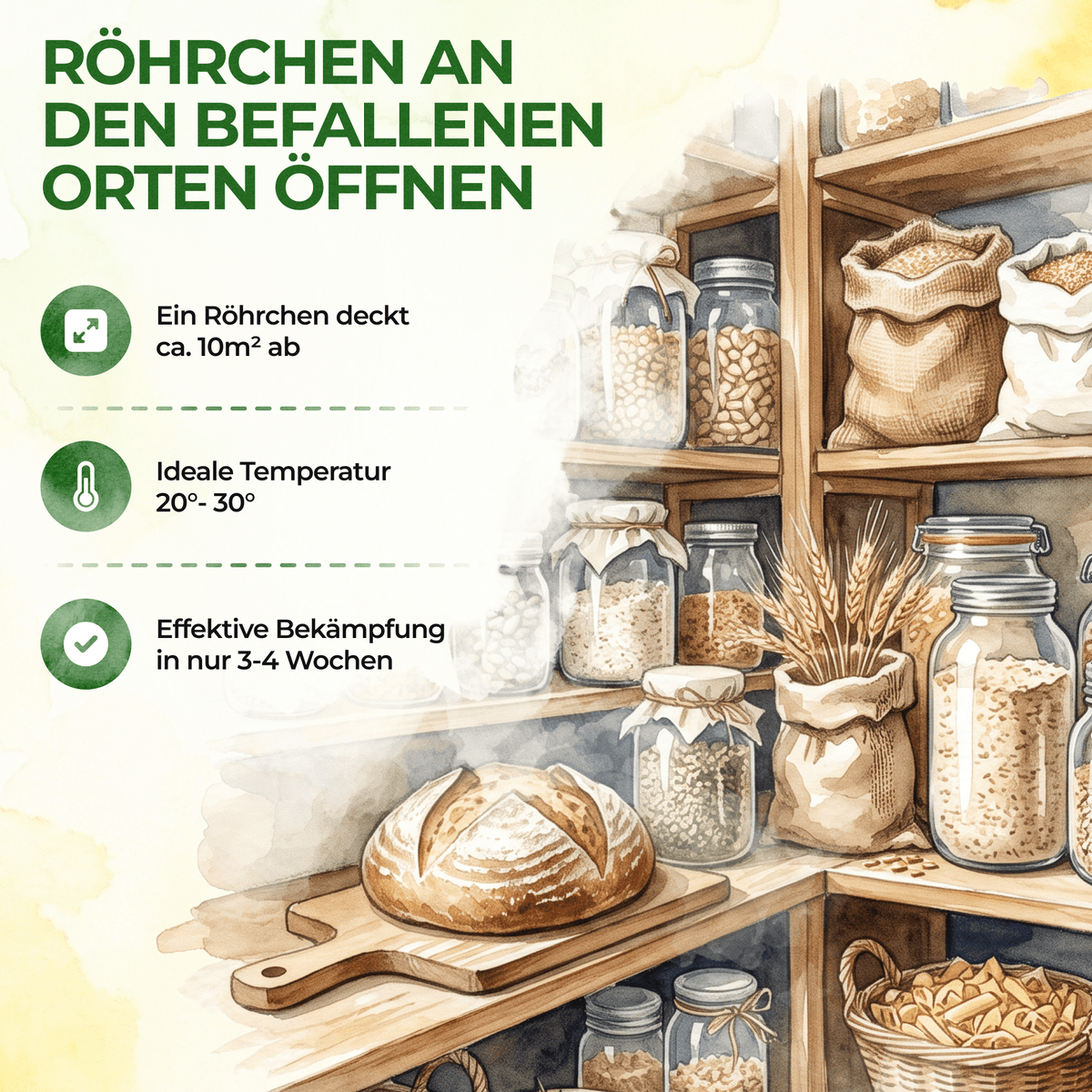 Ameisenwespchen gegen Brotkäfer, Tabakkäfer & Co. - Green Guardia - Ihr Experte für Schädlinge und Pflanzen