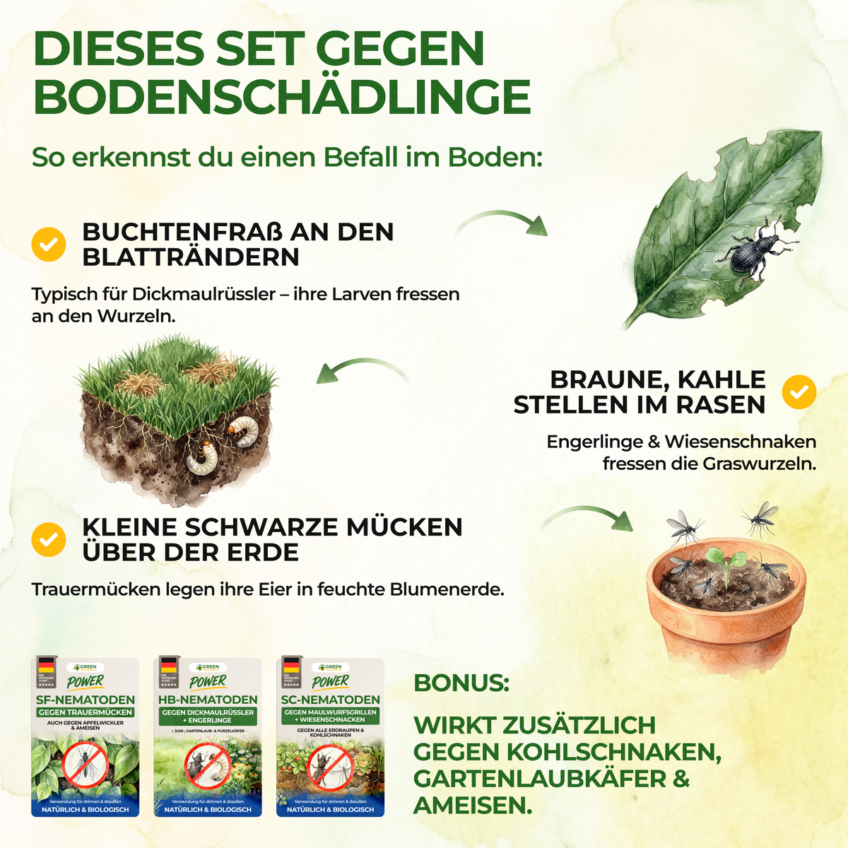 Nematode Soil Pest Set