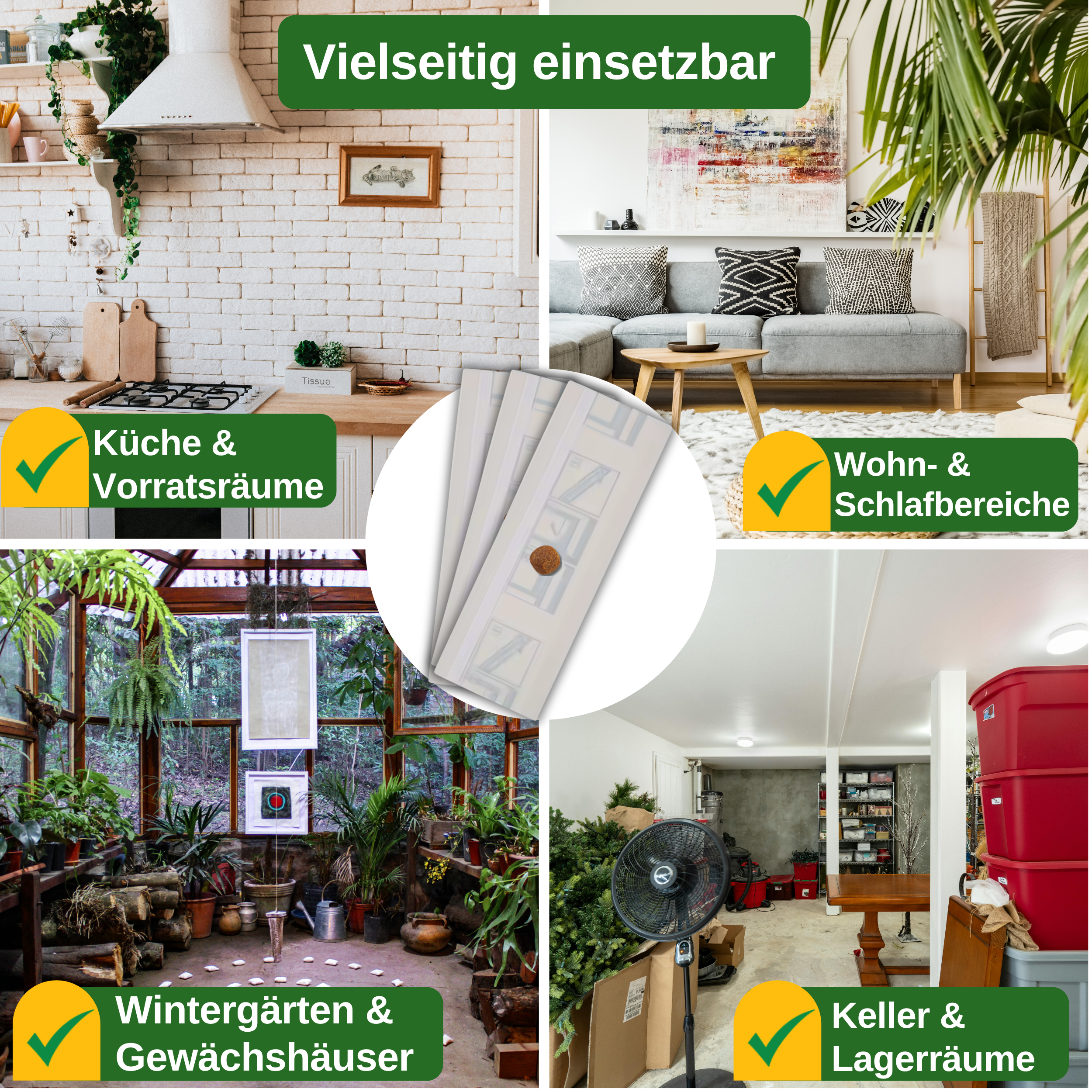 Fruchtfliegen Fenster - Falle mit Spezial - Lockstoff - Green Guardia - Ihr Experte für Schädlinge und Pflanzen
