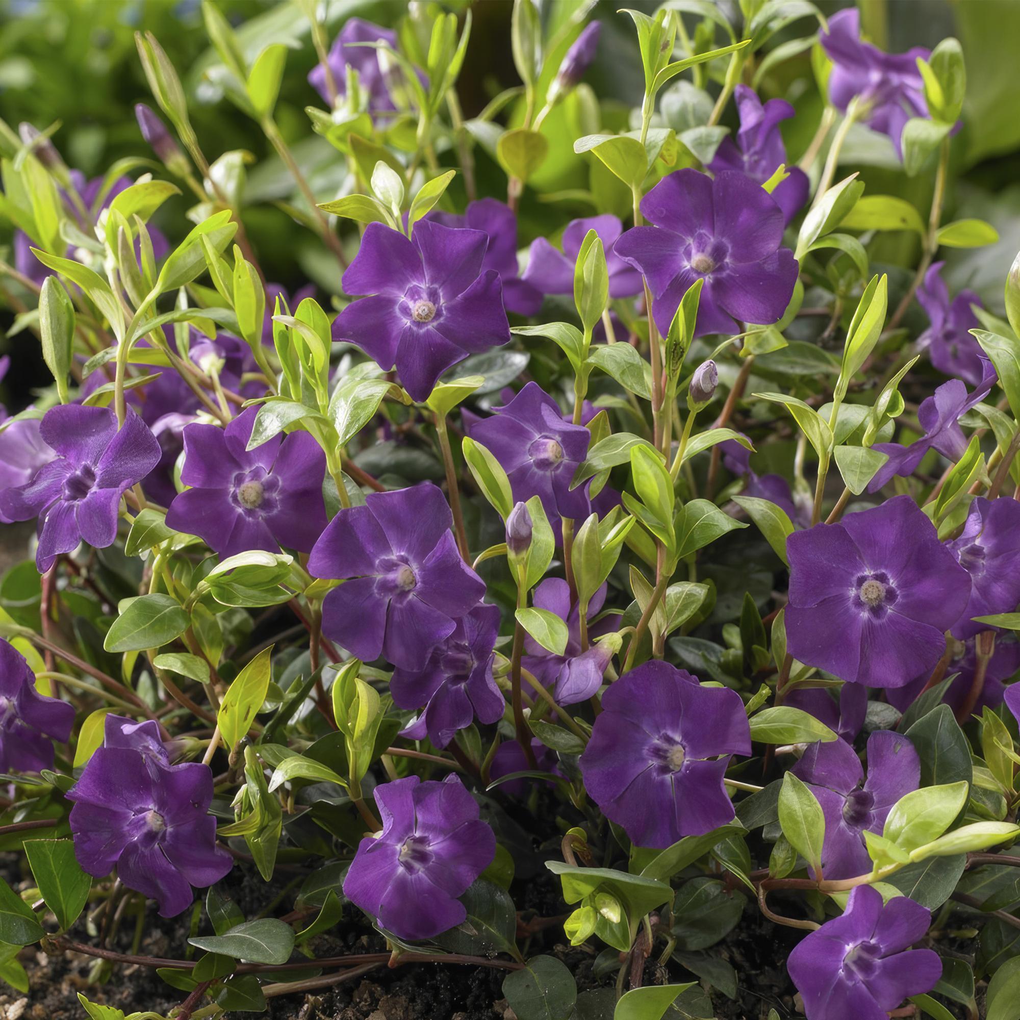 Immergrün ‘Atropurpurea’ – robust & winterhart, 9 cm Topf, 10–25 cm Höhe - Green Guardia - Ihr Experte für Schädlinge und Pflanzen