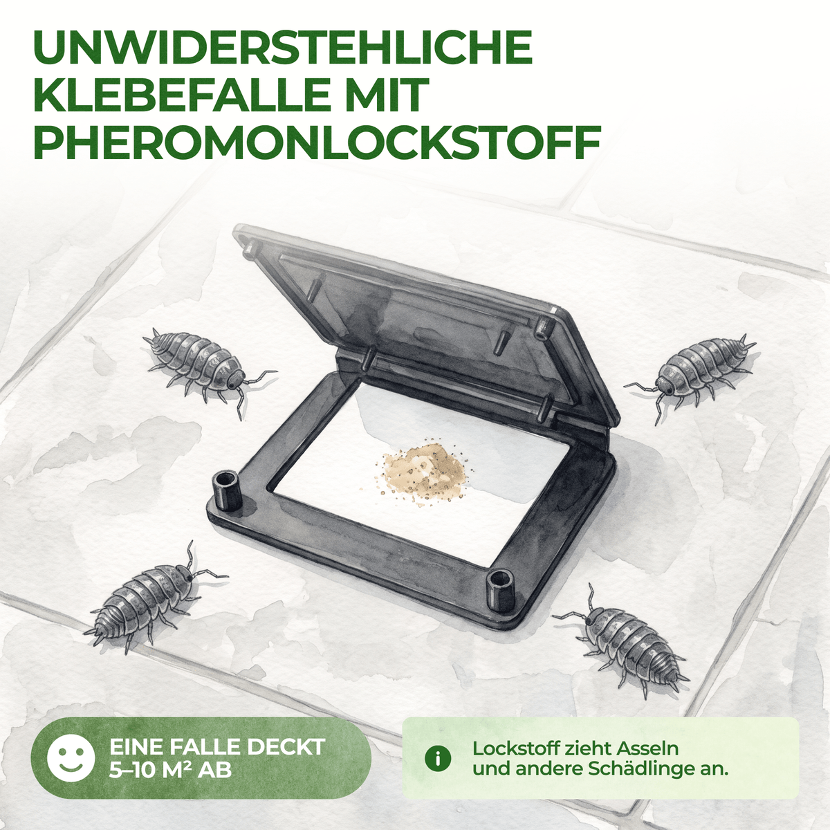 Kellerasseln Falle - Green Guardia - Ihr Experte für Schädlinge und Pflanzen