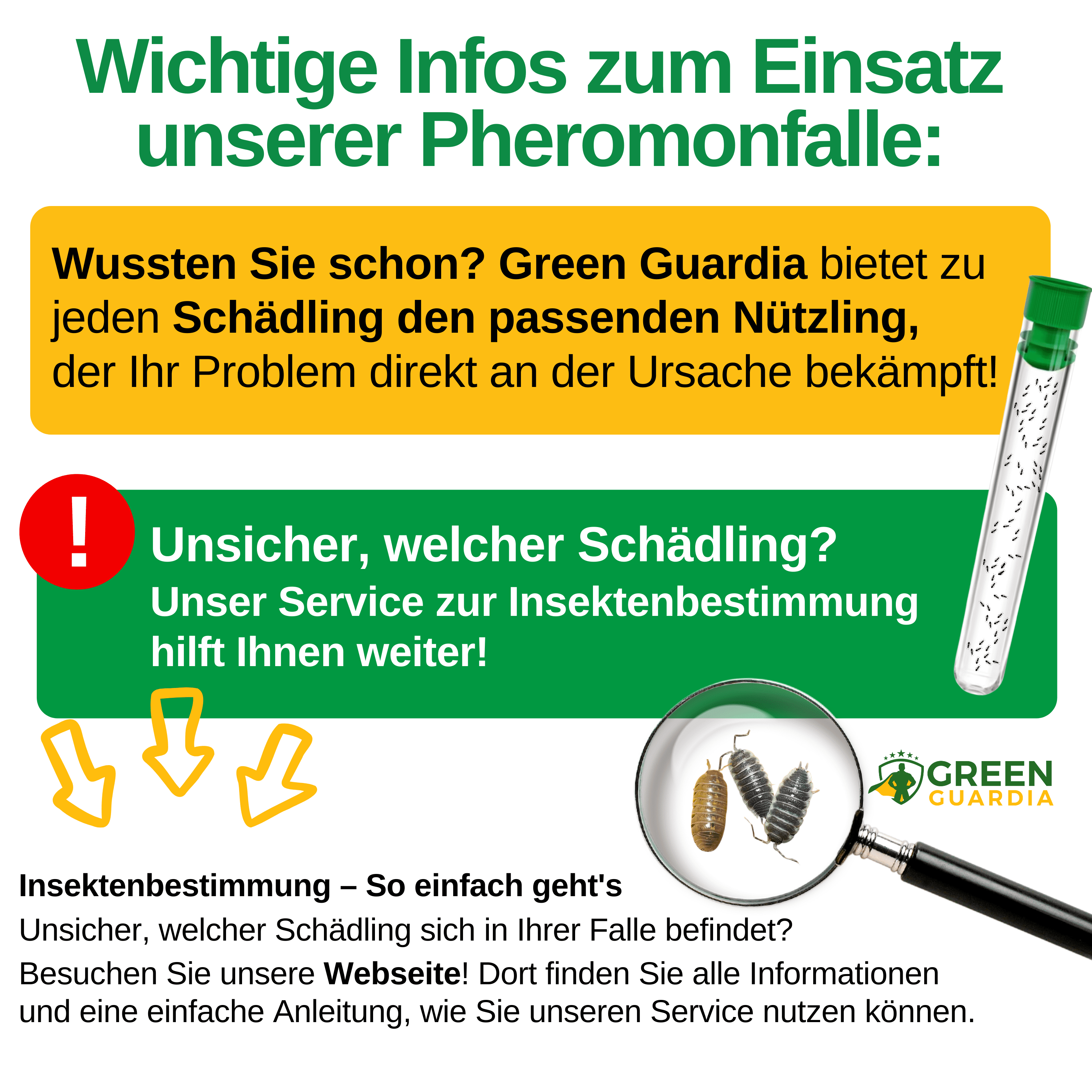 Kellerasseln Falle mit Spezial - Lockstoff - Green Guardia - Ihr Experte für Schädlinge und Pflanzen
