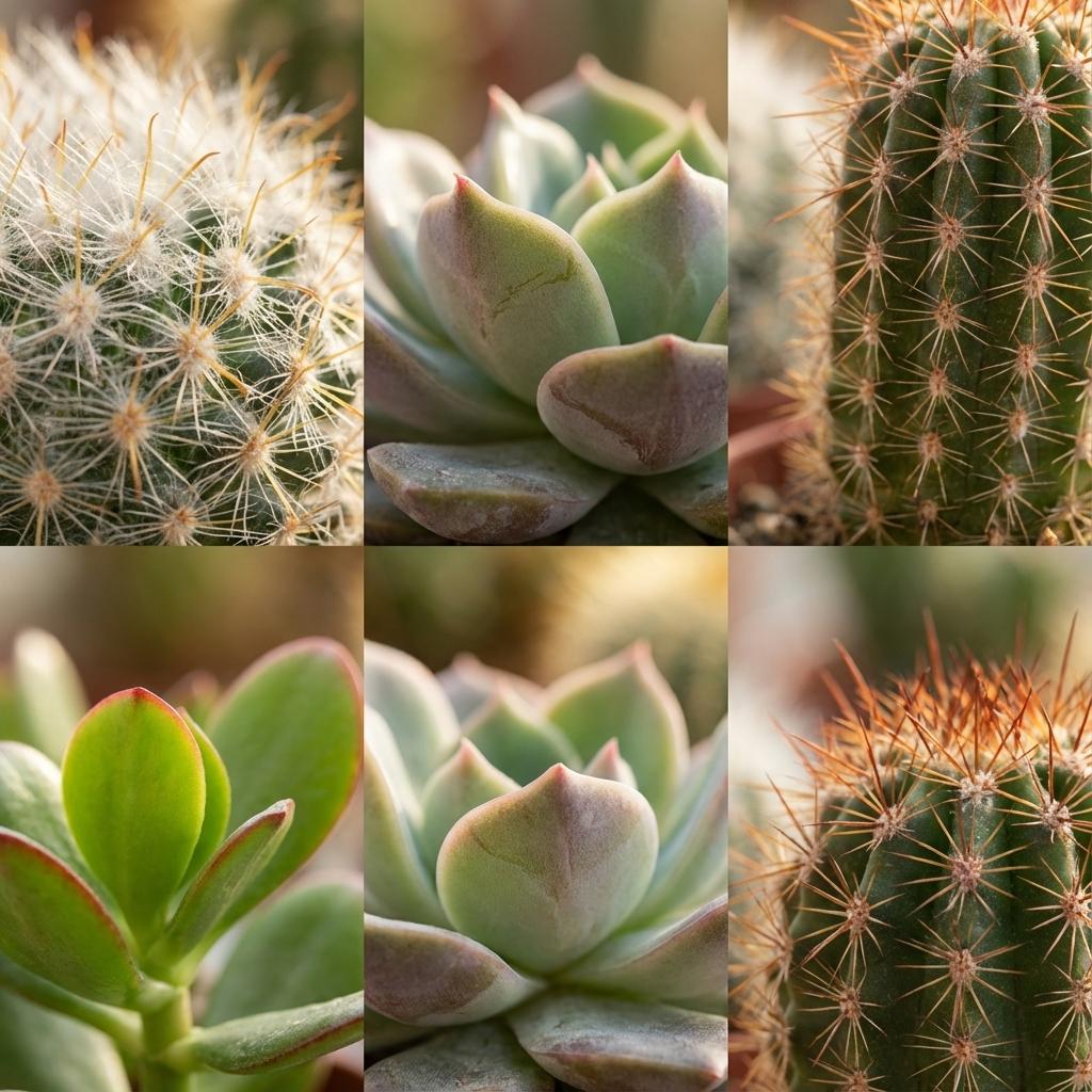 Mini Kakteen & Sukkulenten Mix – 5,5 cm Topf, 5–10 cm hoch - Green Guardia - Ihr Experte für Schädlinge und Pflanzen