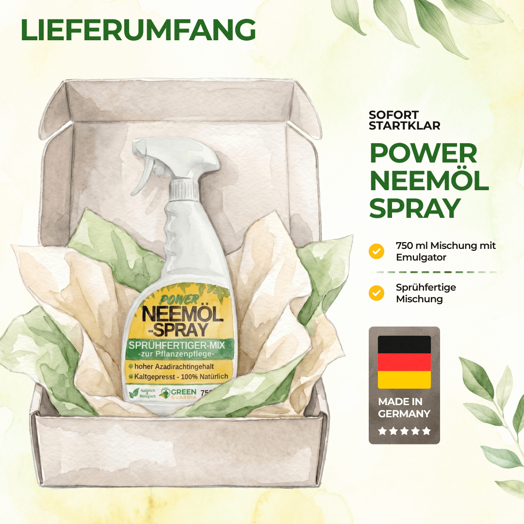 Neemöl-Spray zur Pflanzenpflege (750ml) - Green Guardia - Ihr Experte für Schädlinge und Pflanzen