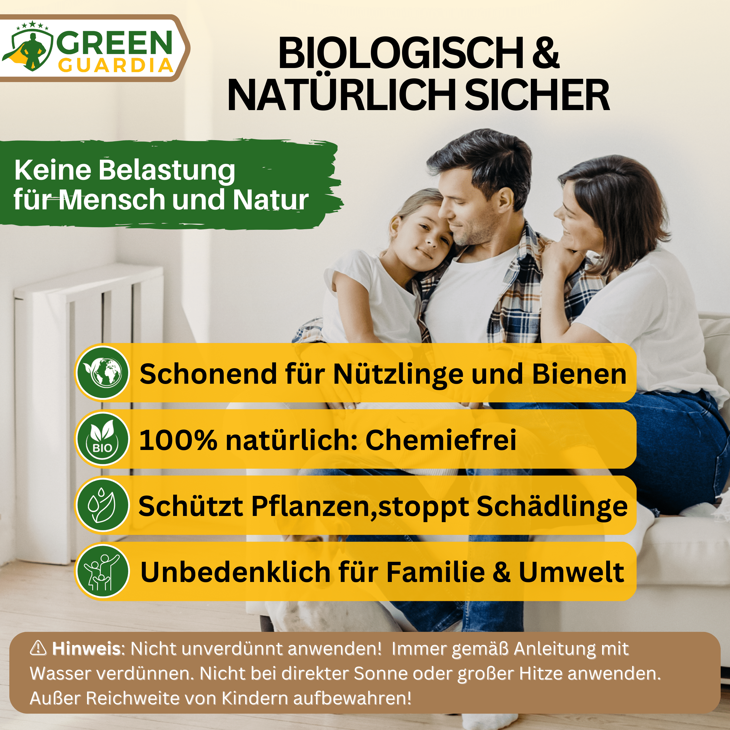 Power Neemöl gegen Blatt - und Wollläuse - Green Guardia - Ihr Experte für Schädlinge und Pflanzen
