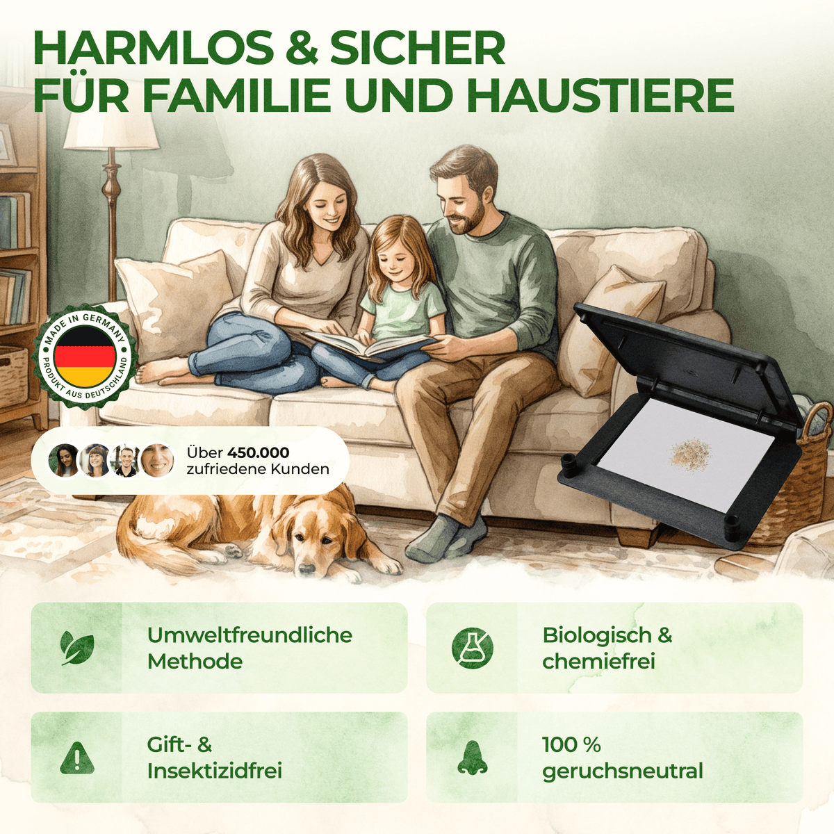 Teppichkäfer Falle - Green Guardia - Ihr Experte für Schädlinge und Pflanzen