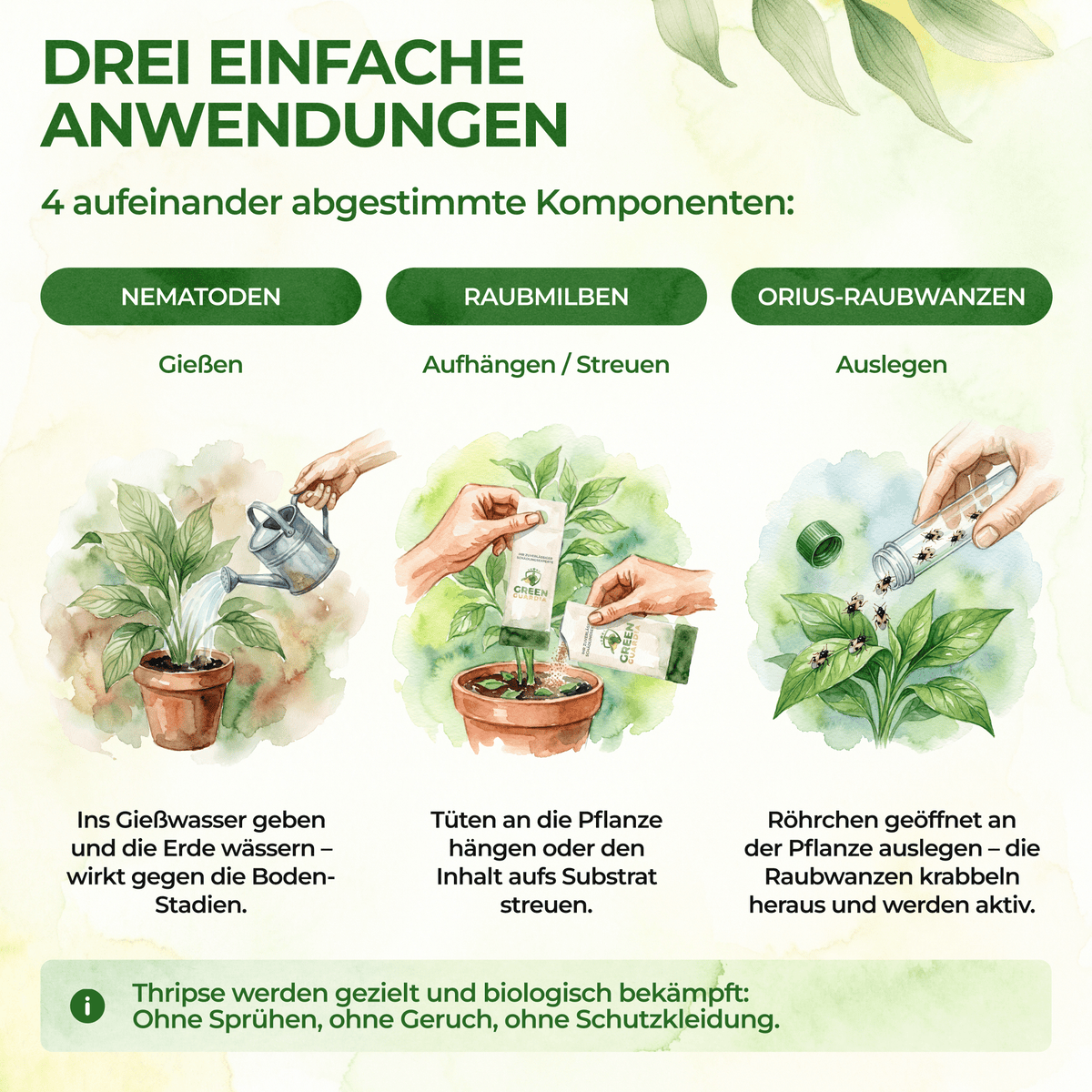 Thripse-Frei Bundle zur Soforthilfe - Green Guardia - Ihr Experte für Schädlinge und Pflanzen