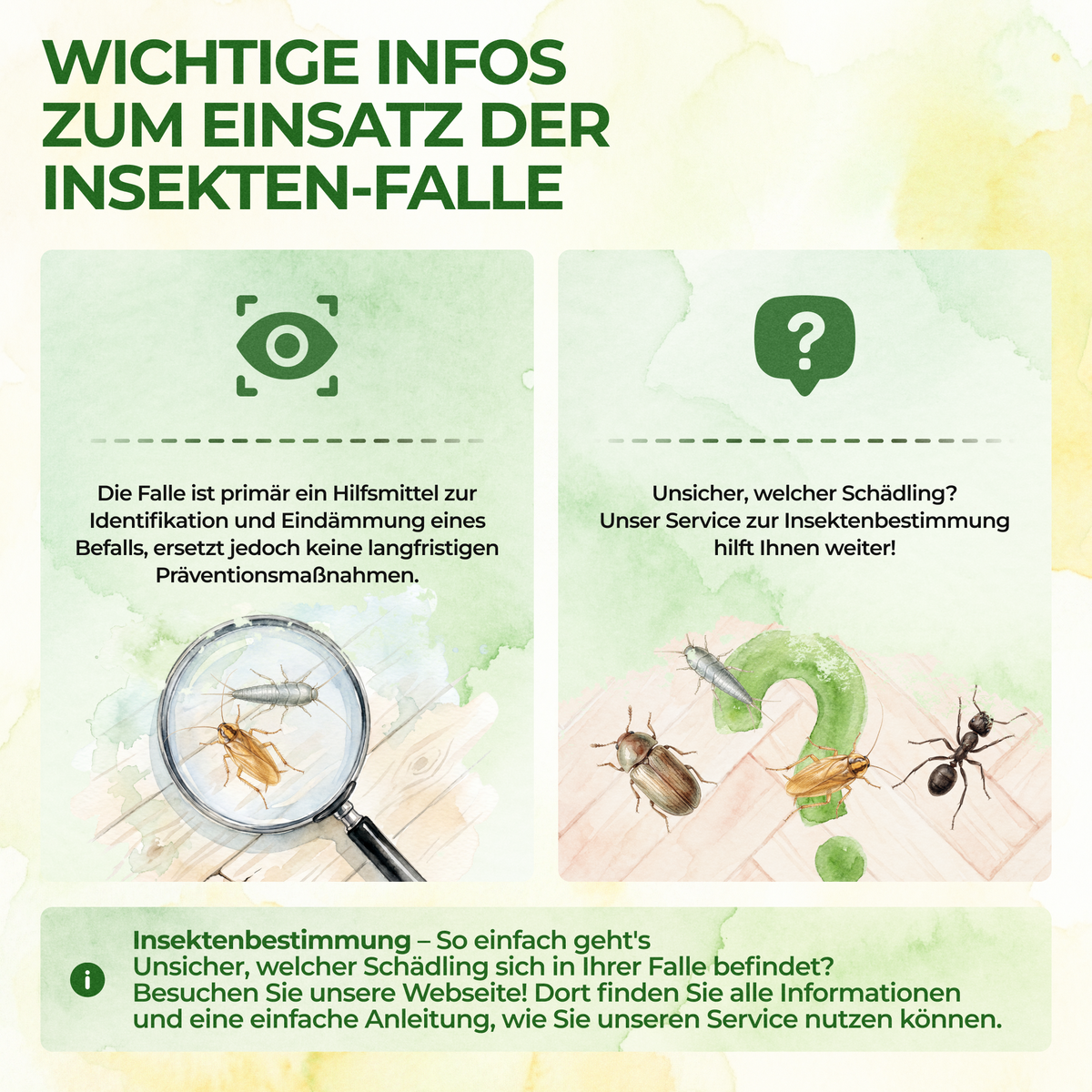 Lapač škůdců / hmyzu s feromonovým atraktantem