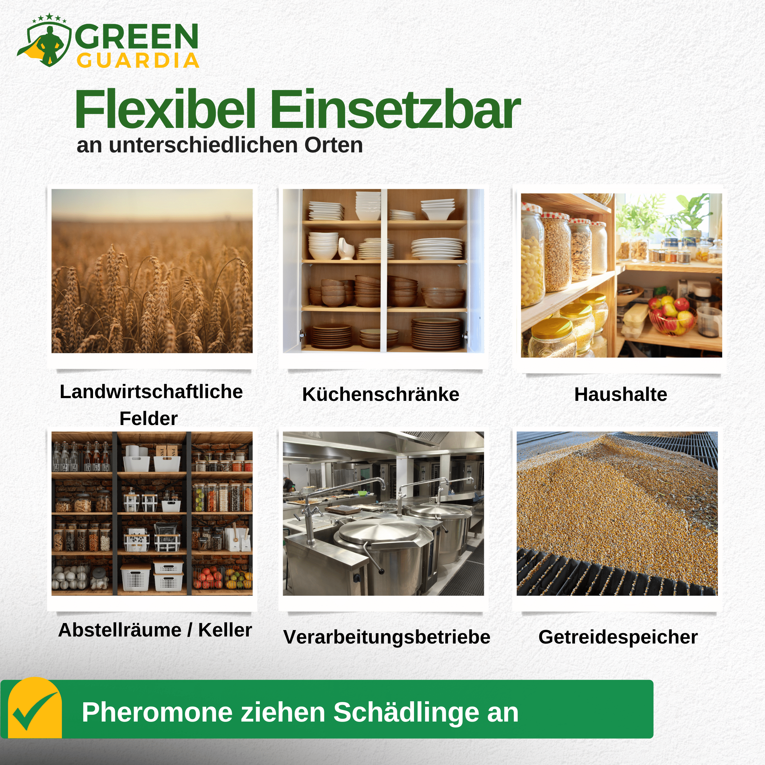 Ungeziefer / Insekten Falle mit Pheromon - Lockstoff - Green Guardia - Ihr Experte für Schädlinge und Pflanzen