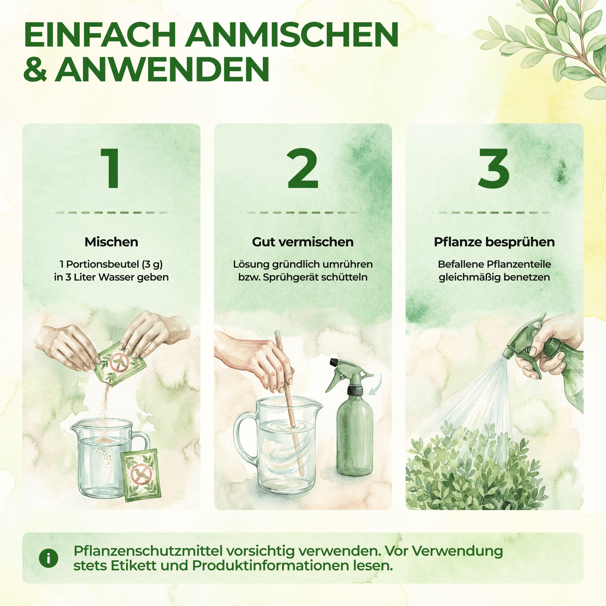 XenTari® Zünslerfrei & Raupenfrei, 2 x 3g - Green Guardia - Ihr Experte für Schädlinge und Pflanzen